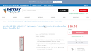 UltraFire - FLB 18650 3000mAh Battery