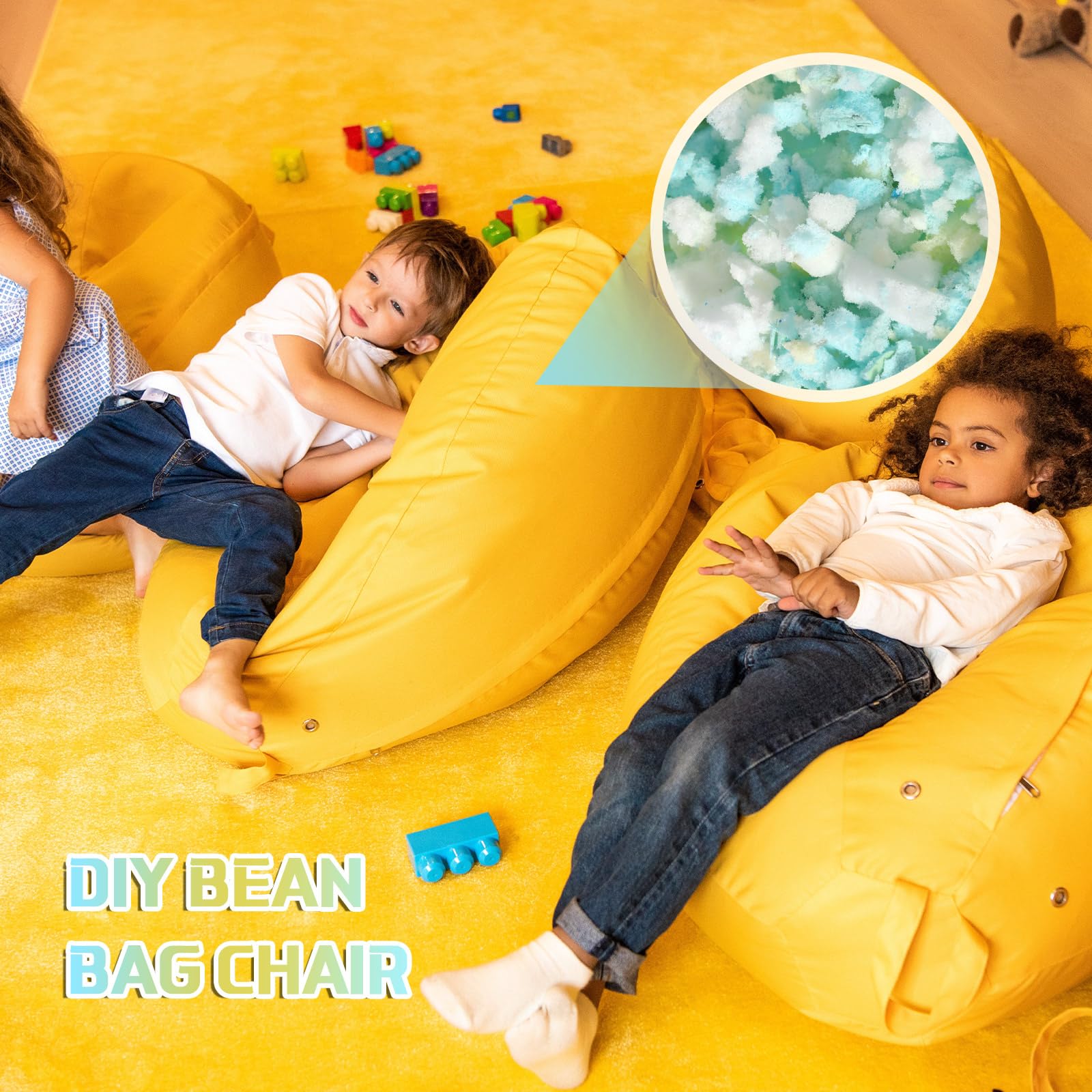 A stock image illustrating bean bag filler bulk concepts