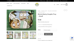 Best Buds Forever - Rick & Morty Graphic Tray - Small