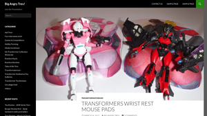 Big Angry Trev - Transformers-Themed Wrist Rest Mouse Pads