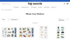 Big Moods - Mini Sticker Sheets