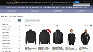 Blank Apparel - Bulk Black Jackets & Pullovers