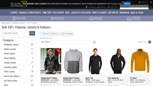 Blank Apparel - Bulk Polyester Jackets & Pullovers