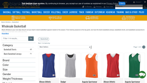 Blank - Wholesale Basketball Jerseys & Shorts