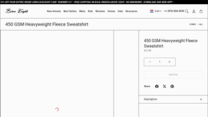 Blank Knights - Heavyweight Fleece Sweatshirt