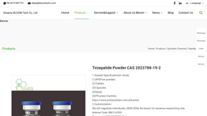 BloomTechz - Tirzepatide Powder