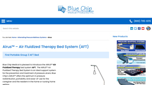 BlueChip Medical - Airus™ Air Fluidized Therapy Bed System
