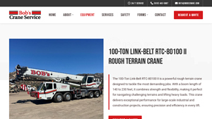 Link-Belt - 100-Ton Rough Terrain Crane