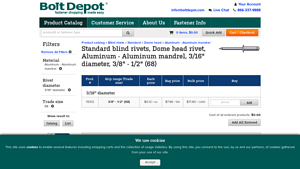 Bolt Depot - Standard Blind Rivets