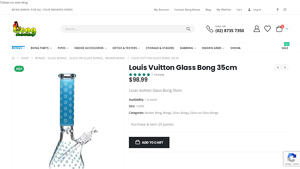 Bongmania - Louis Vuitton Glass Bong