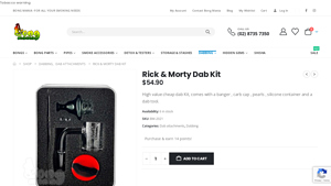 Bong Mania - Rick & Morty Dab Kit