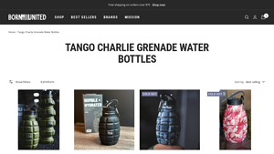 Tango Charlie - Green Humble + Hydrated 20oz Water Bottle