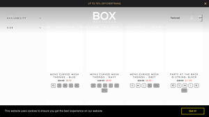 Box Menswear - Premium Thongs Collection