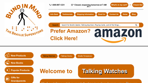 Braille Bookstore - Large Face Talking Watch