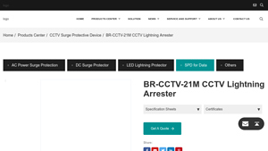 Britec Electric - BR-CCTV-21M CCTV Lightning Arrester