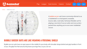 Bubble Ball - Inflatable Soccer Suits