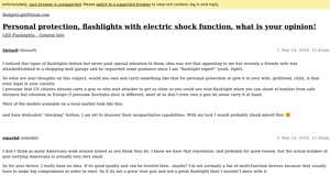 Budget Light Forum - Personal Protection Flashlights
