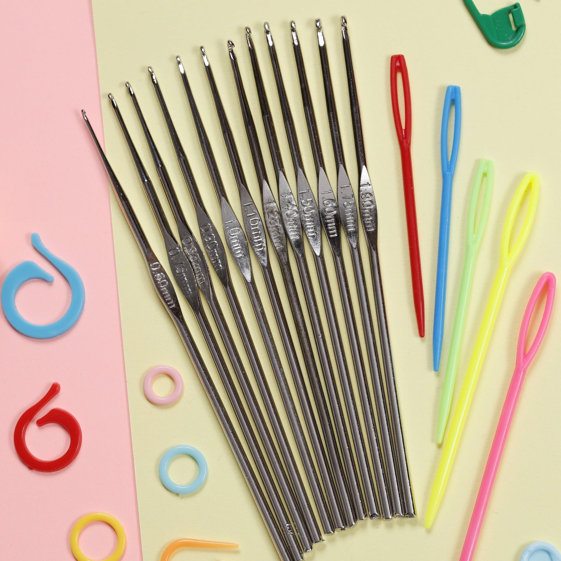 A stock image illustrating bulk crochet hooks concepts