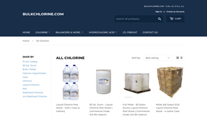 Bulk Chlorine - Liquid Chlorine Pool Shock