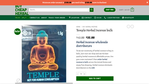 Temple - Herbal Incense Bulk