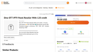 Dino OTT - IPTV Panel Reseller