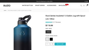 Buzio - 1.5 Gallon Vacuum Insulated Jug
