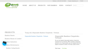 BWG - Disposable Bamboo Chopsticks