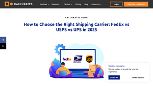Calcurates - Shipping Carrier Comparison