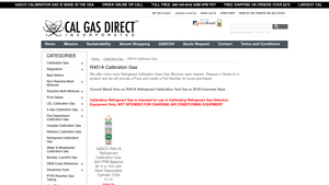 GASCO - R401A Refrigerant Calibration Gas
