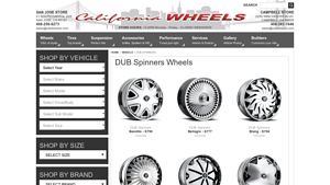 DUB Spinners - Chrome & Brushed Wheels