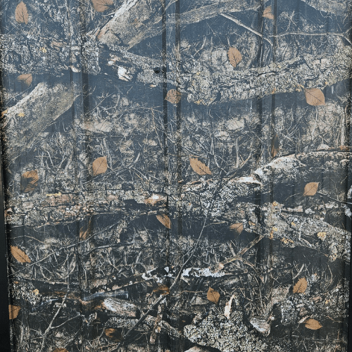 A stock image illustrating camouflage sheet metal concepts