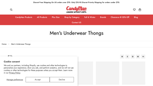 CandyMan - Men's Thongs