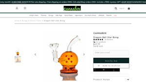 Cannabox - Dragon Ball Star Bong