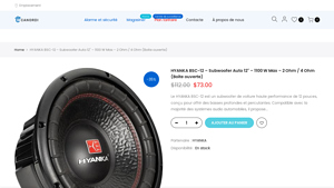 HYANKA - BSC-12 Subwoofer Auto