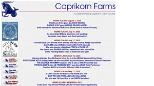 Caprikorn Farms - Saanen Dairy Goats