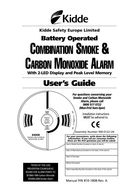 A stock image illustrating carbon monoxide detector manual concepts
