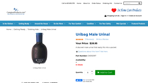 Caregiver Products - Uribag Male Urinal