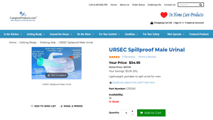 URSEC - Spillproof Male Urinal