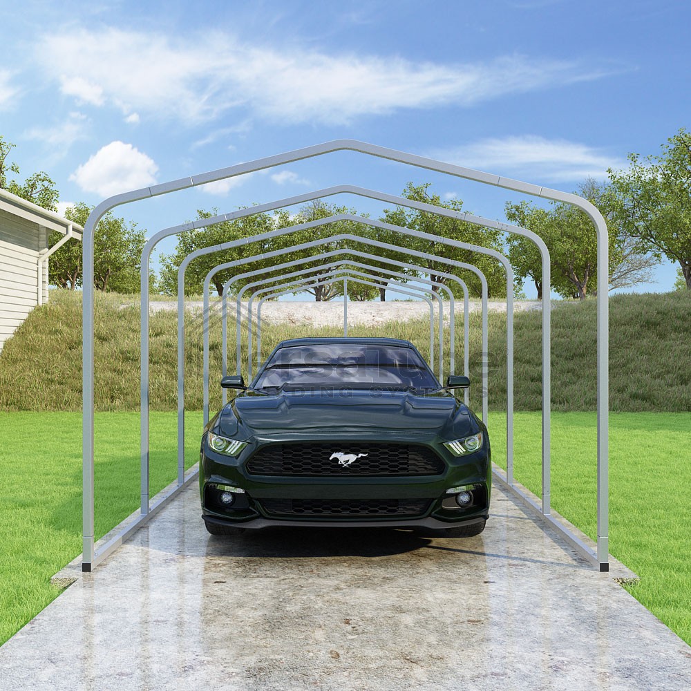 A stock image illustrating carport square tubing concepts