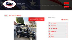 COCO COUPE - 2021 60V Electric Car