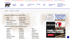Cattle Range - Holstein Cattle Listings