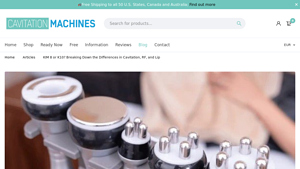 Cavitation Machines - KIM 8 Slimming System