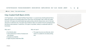 Cefbox - Clay Coated Kraft Back Paper Board