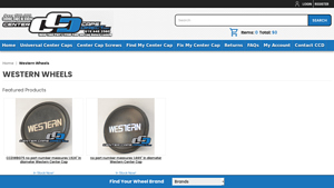 Western Wheels - Center Caps Sale