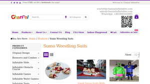 Channal Inflatables - Sumo Wrestling Suits