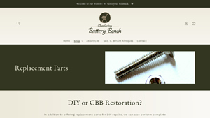 Charleston Battery Bench - Replacement Cypress Slats