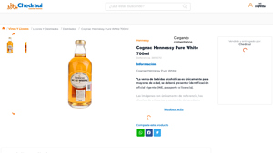 Hennessy - Pure White Cognac 700ml