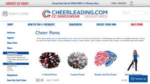 Cheerleading.com - Cheer Poms