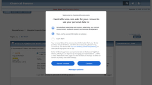 Chemical Forums - Crystallized Boric Acid Flakes