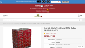 Coca Cola - Coke Soft Drink Cans
